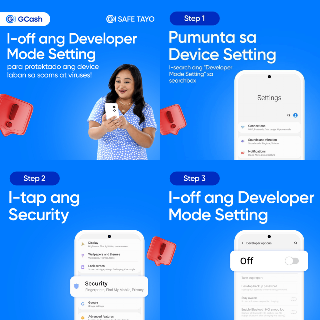 GCash Guide to Turn off Developer Options