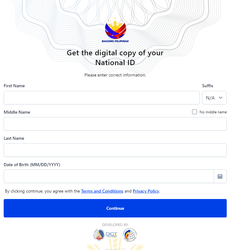 Digital Philippine National ID